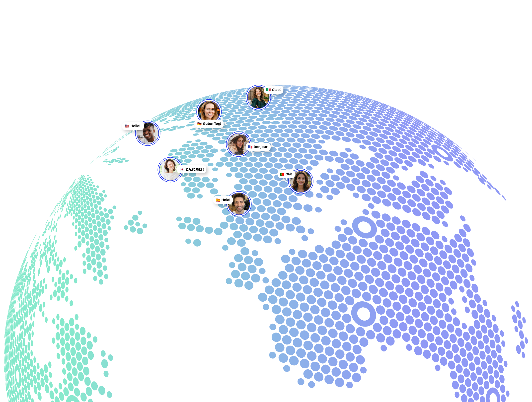 Native-speaking creators across the world